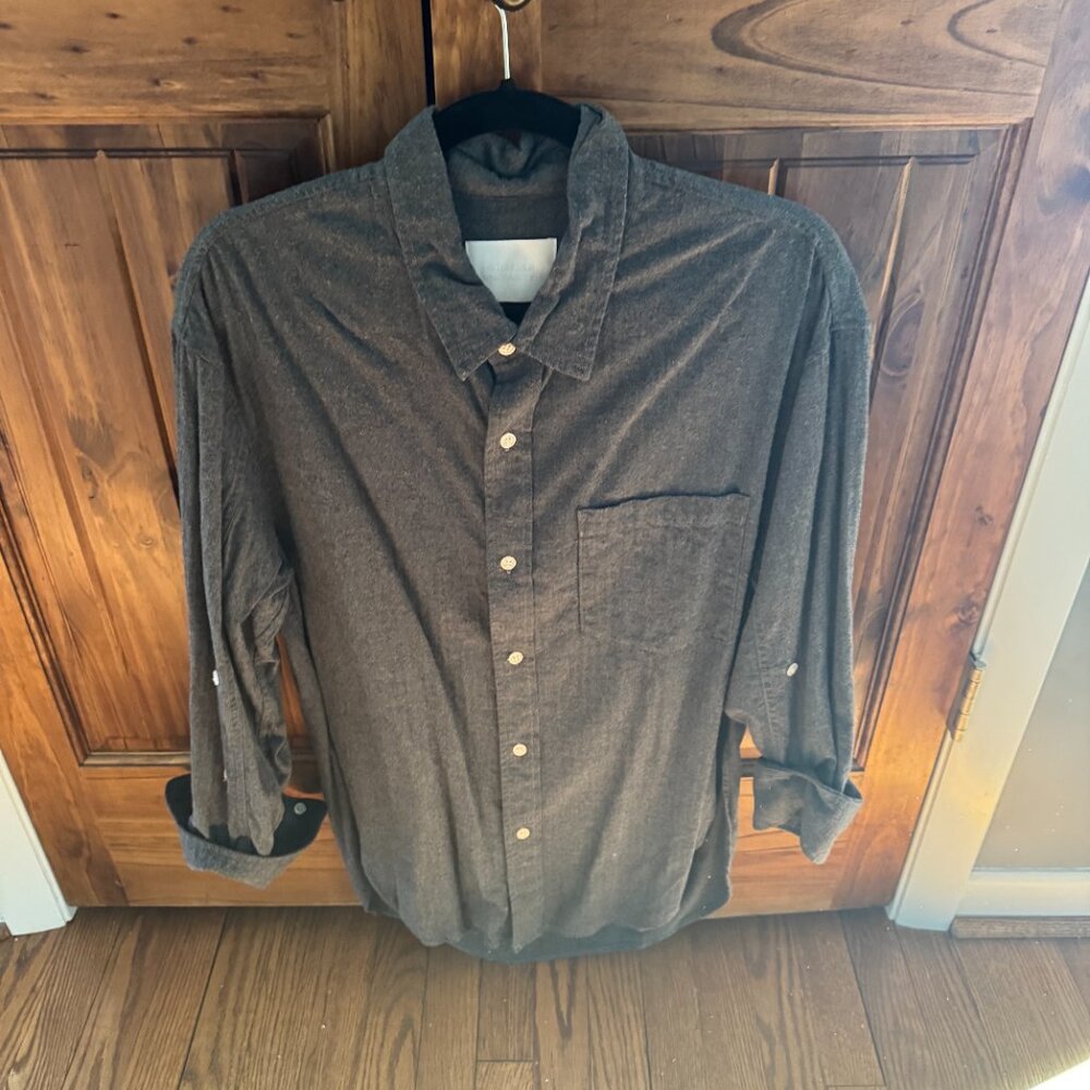 Citizens Of Humanity Brown Button-Down Shirt